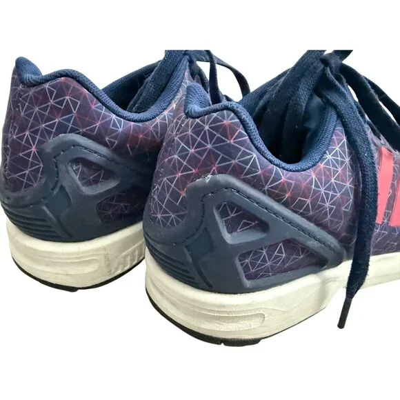 Adidas Torsion Womens Sneakers Navy/Pink Size 6 Athletic Running Shoes Geometric - Picture 12 of 16
